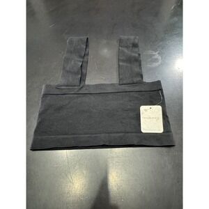 Intimately Free People Black Seamless Ribbed Crop Tank Top Bra XS S